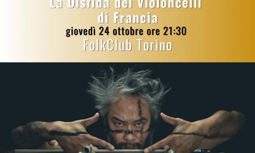 Folkclub Torino: giovedì 24  ottobre Eric-Maria Couturier & Renaud Déjardin per EstOvest Festival